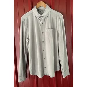 VRST Shirt Soft Stretch Long Sleeve Wicking Anti‎ Odor Button Up Medium New